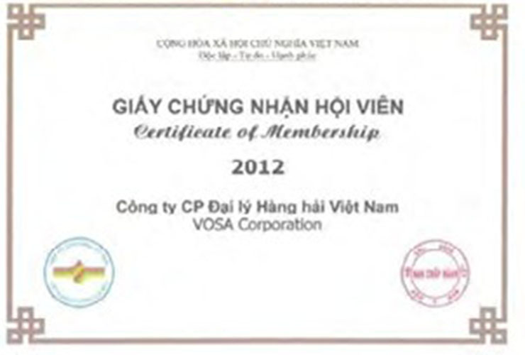 ĐẠI LÝ HÀNG HẢI ĐÀ NẴNG (VOSA DANANG)