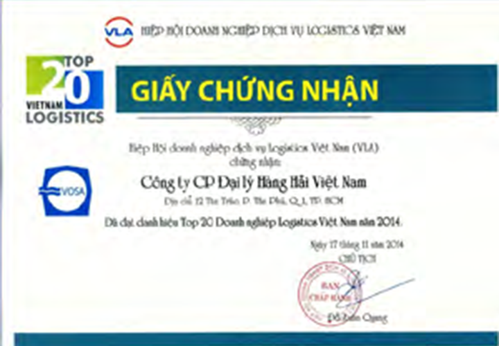 ĐẠI LÝ HÀNG HẢI ĐÀ NẴNG (VOSA DANANG)